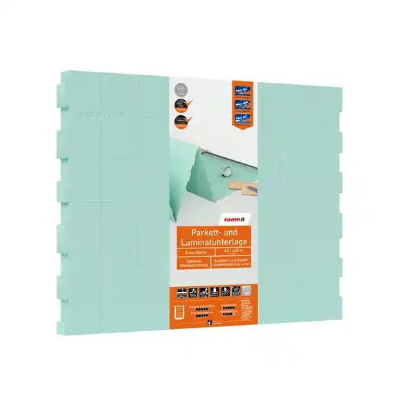 Bild 1 von toom Parkett- und Laminatunterlage 5 mm, 0,8 x 6,25 m, 5 m²