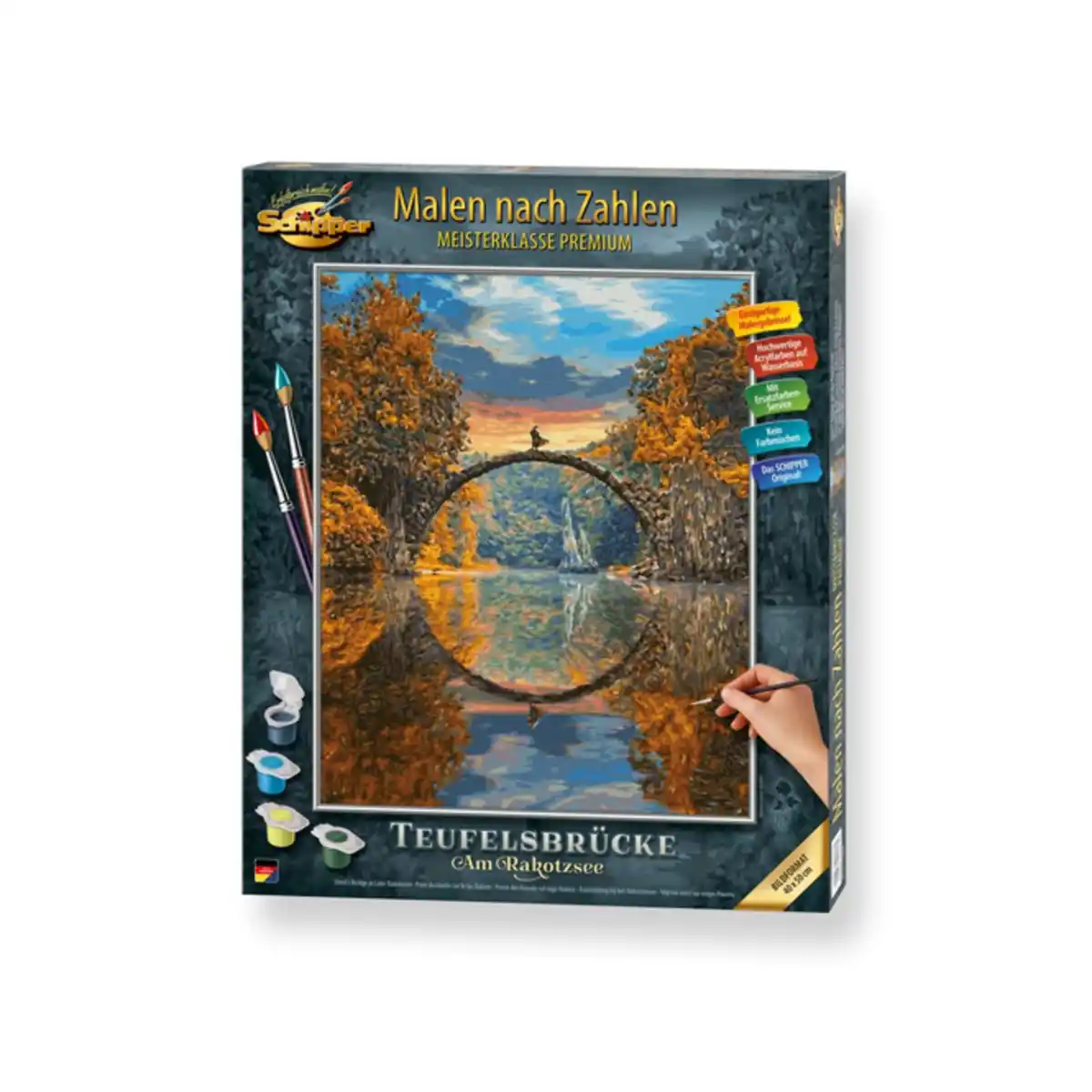 Bild 1 von Schipper - Malen nach Zahlen - Teufelsbrücke am Rakotzsee - Meisterklasse Premium