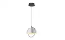 Bild 1 von LED-Pendelleuchte Hoop, alufarbig, inkl. Fernbedienung
