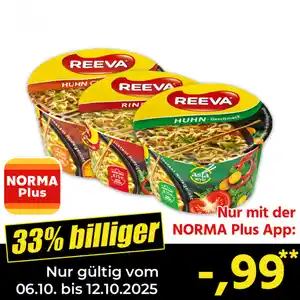 Reeva Instant Nudeln Big Cup