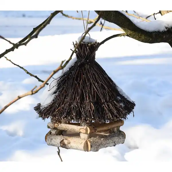 Bild 2 von PATKAR Vogelhaus, 32x.36 cm (ØxH), zum Aufhängen, Birkenholz