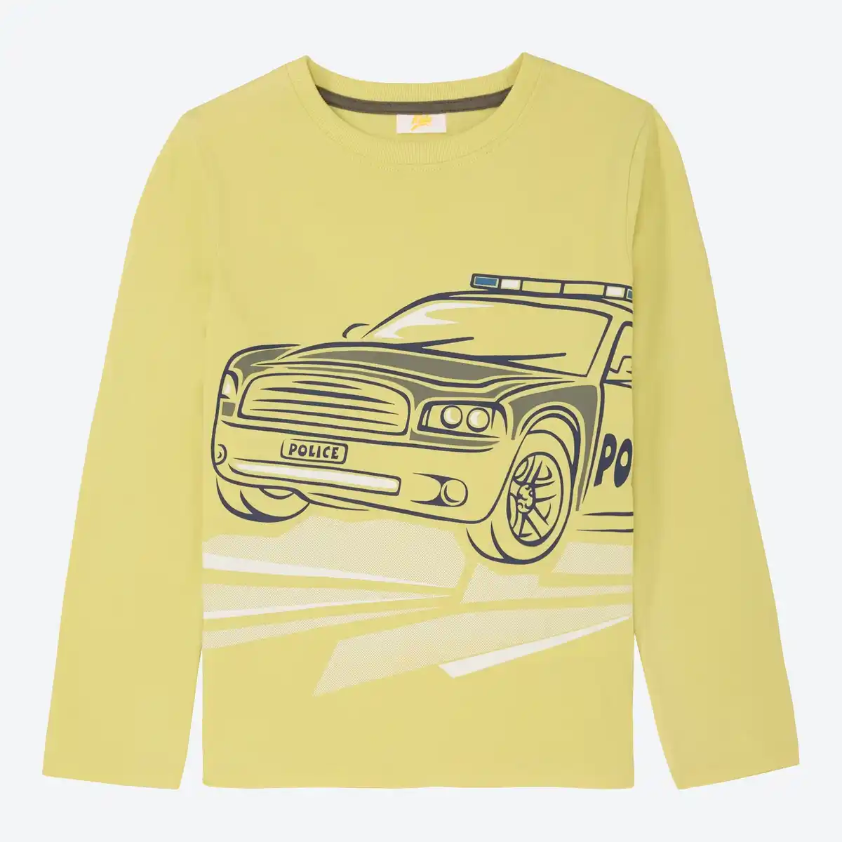 Bild 1 von Kinder-Jungen-Langarmshirt mit Polizeiauto-Druck