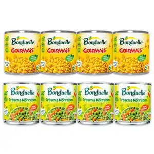 Bonduelle Kidney Bohnen / Erbsen & Möhrchen / Goldmais