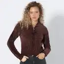 Bild 1 von Damen-Chenille-Troyer mit Reißverschluss