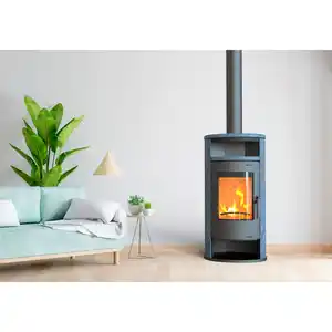 THERMIA Kaminofen »Magdeburg«, grau, Naturstein, 7 kW