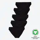 Bild 1 von Damen-Minislip aus reiner Baumwolle, 5er-Pack