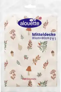 alouette Mitteldecke aus Airlaid 80x80 cm gefaltet 1 Lage (1er Packung)