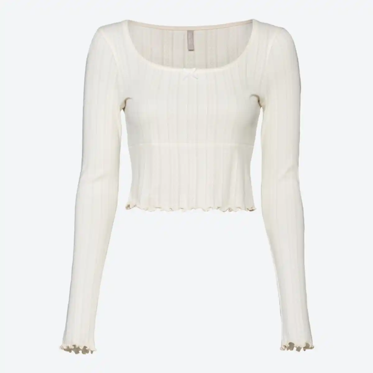 Bild 2 von Damen-Langarmshirt mit Ajourmuster