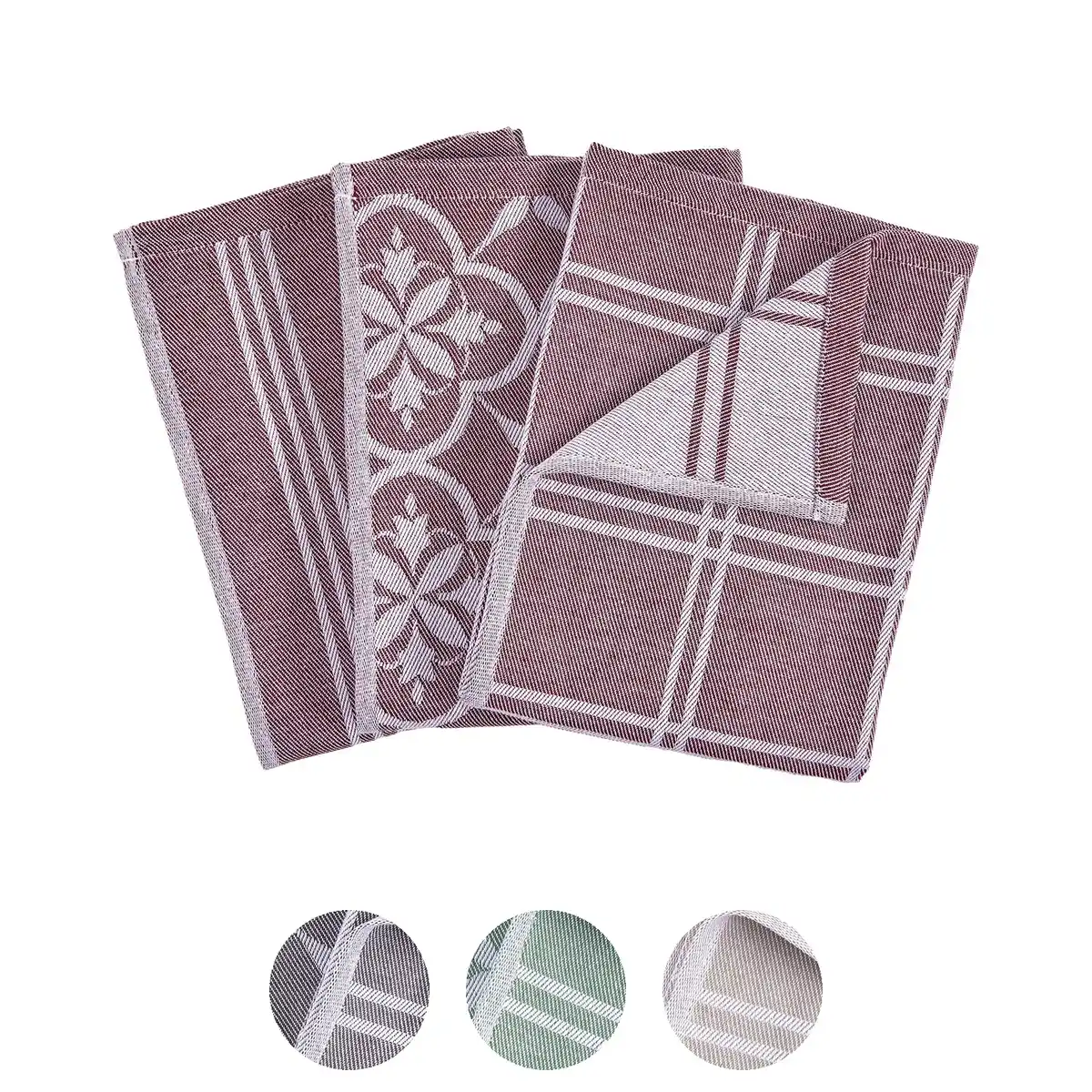 Bild 1 von CROFTON Baumwoll Geschirrtücher 3er-Pack