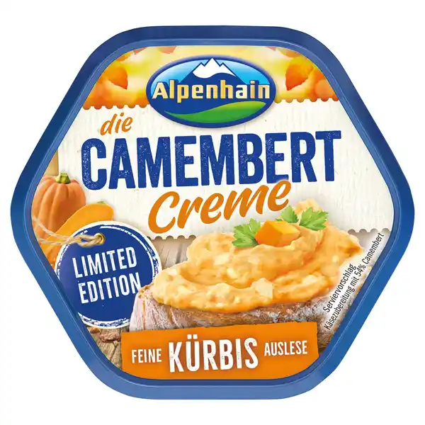 Bild 1 von ALPENHAIN Camembert Creme 125 g, Kürbis
