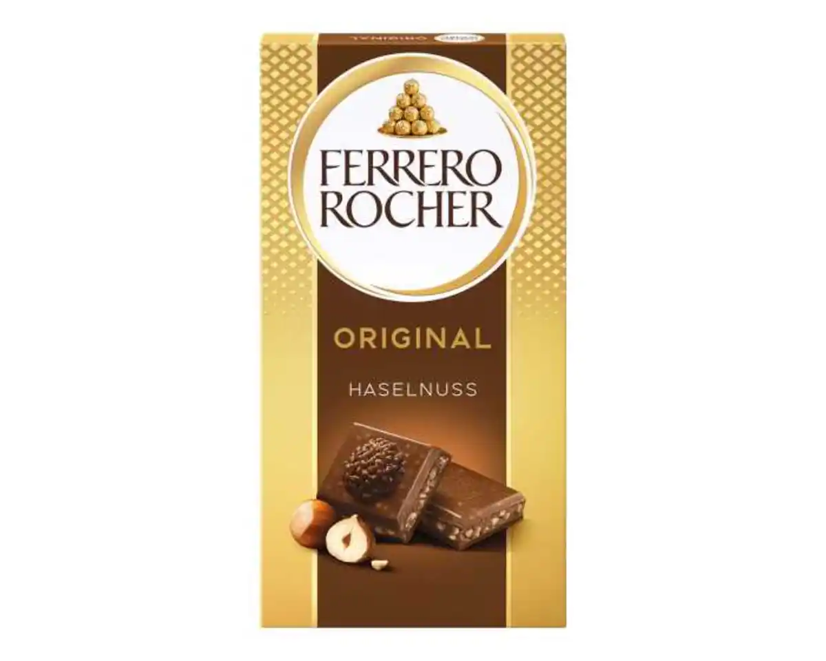 Bild 1 von Ferrero Rocher Tafel Haselnuss 90g