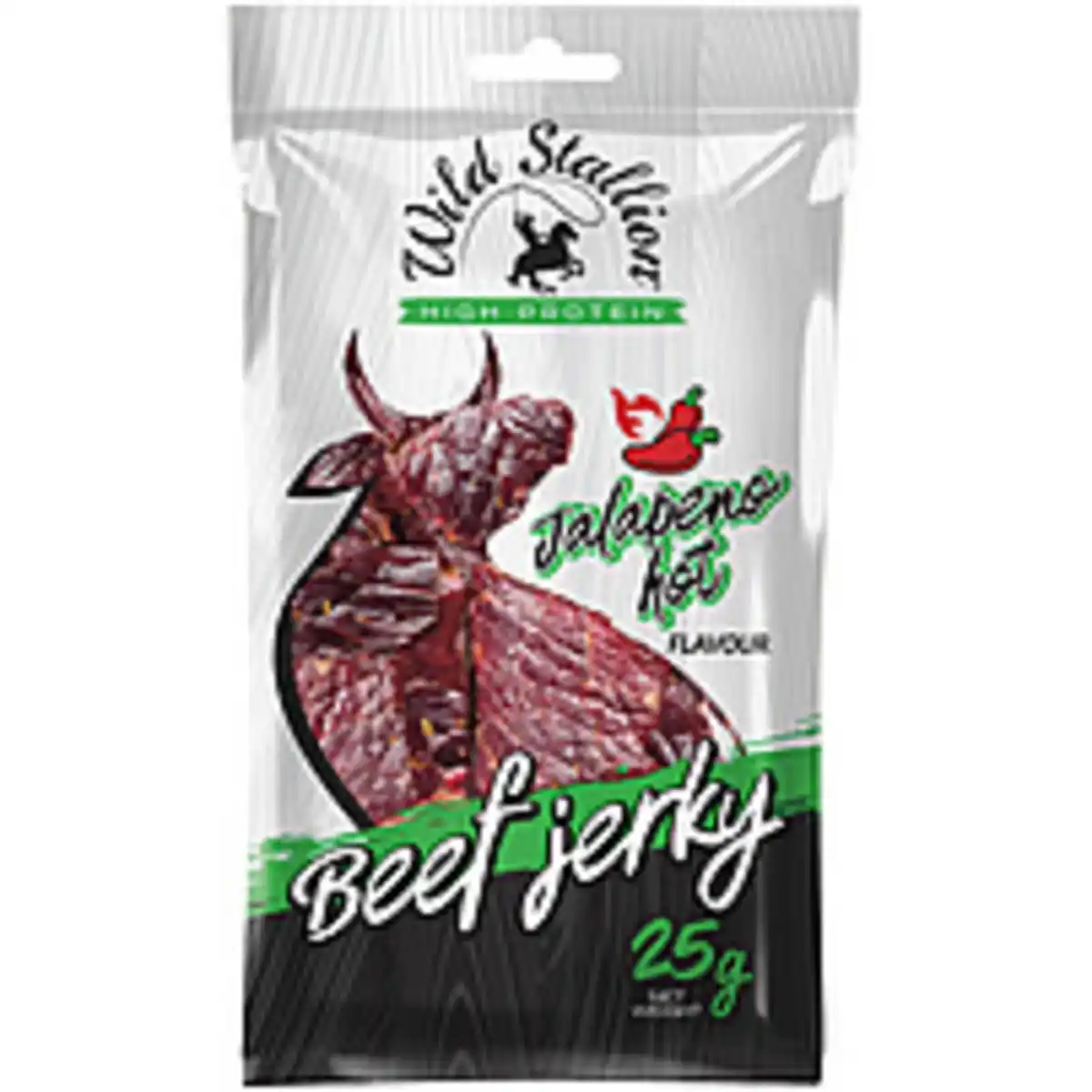Bild 1 von "WILD STALLION" Beef Jerky Jalapeno - Getrocknetes Rindfleis...