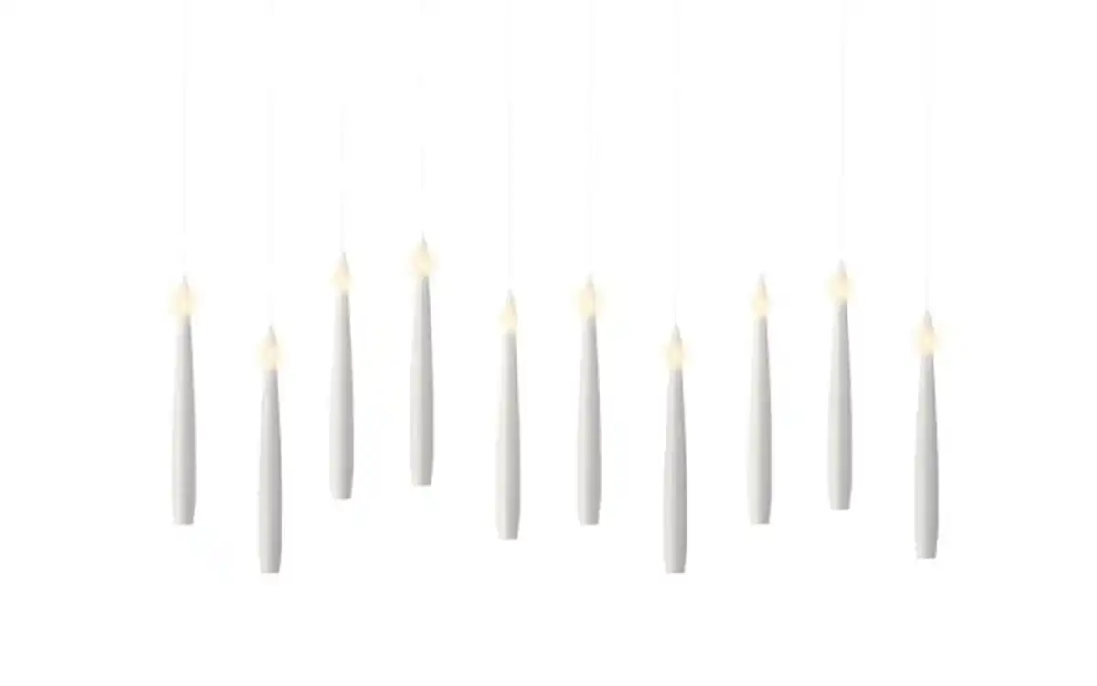 Bild 1 von LED Kerzen, weiß, 10-teilig