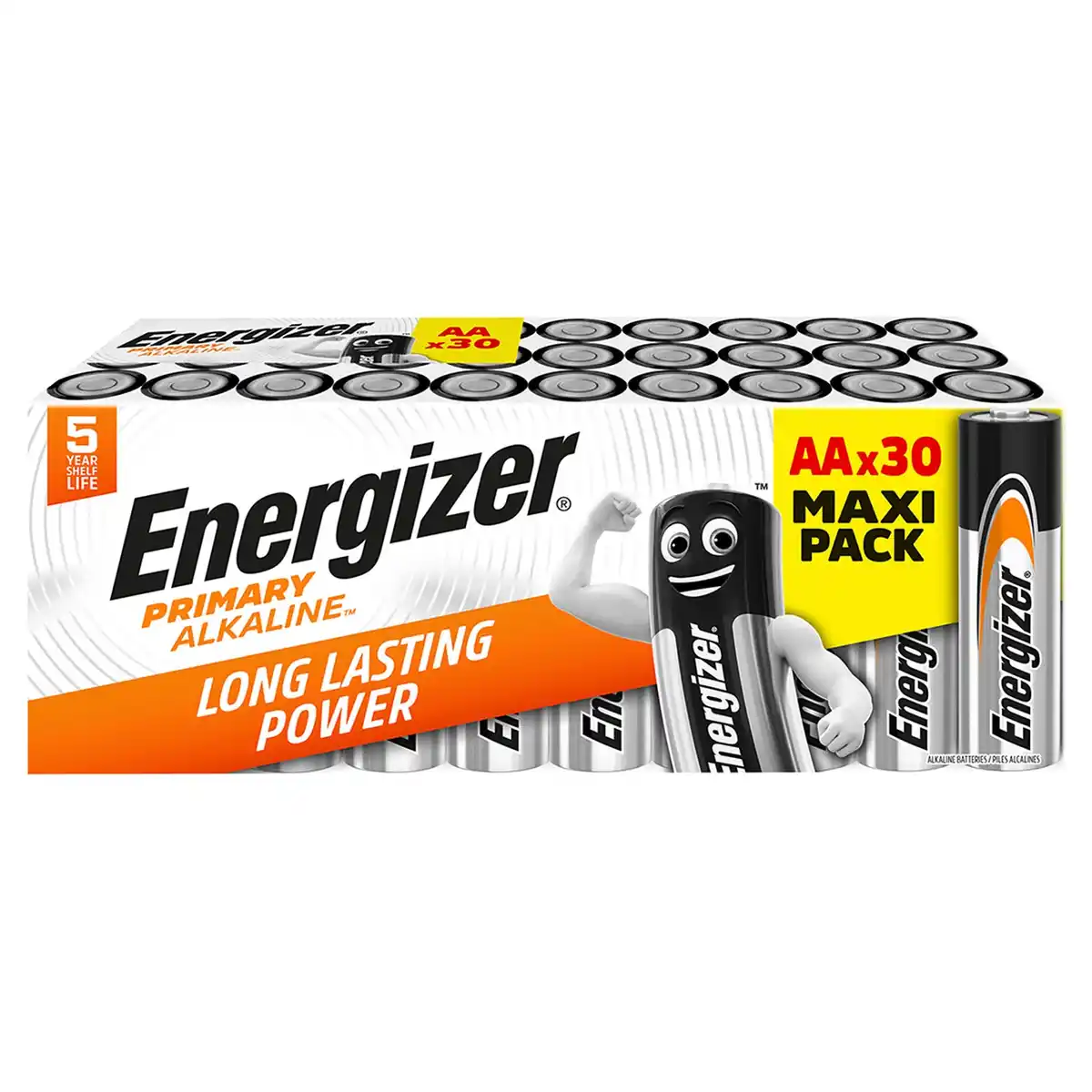 Bild 1 von ENERGIZER Primary-Alkaline-Batterien 30 Stück