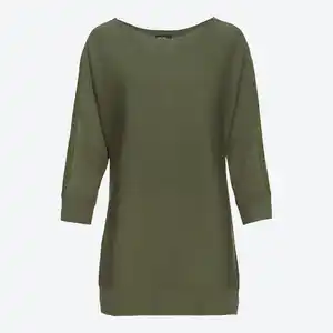 Damen-Pullover mit Spitze am Ärmel