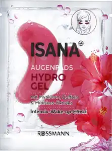 ISANA Augenpads Hydrogel Hibiskus