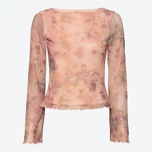 Bild 3 von Damen-Langarmshirt mit Trompetenärmeln