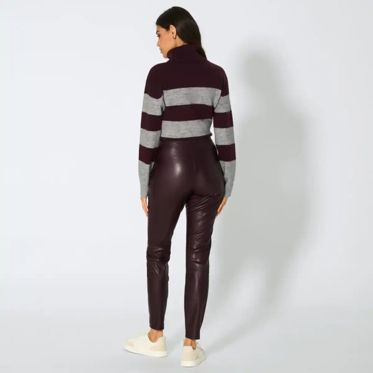 Bild 4 von Damen-Leggings in Kunstleder-Optik