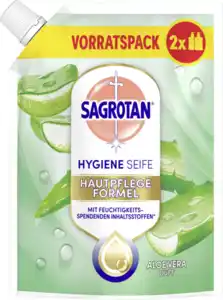 Sagrotan Flüssige Handseife Aloe Vera Nachfüllbeutel, 500 ml