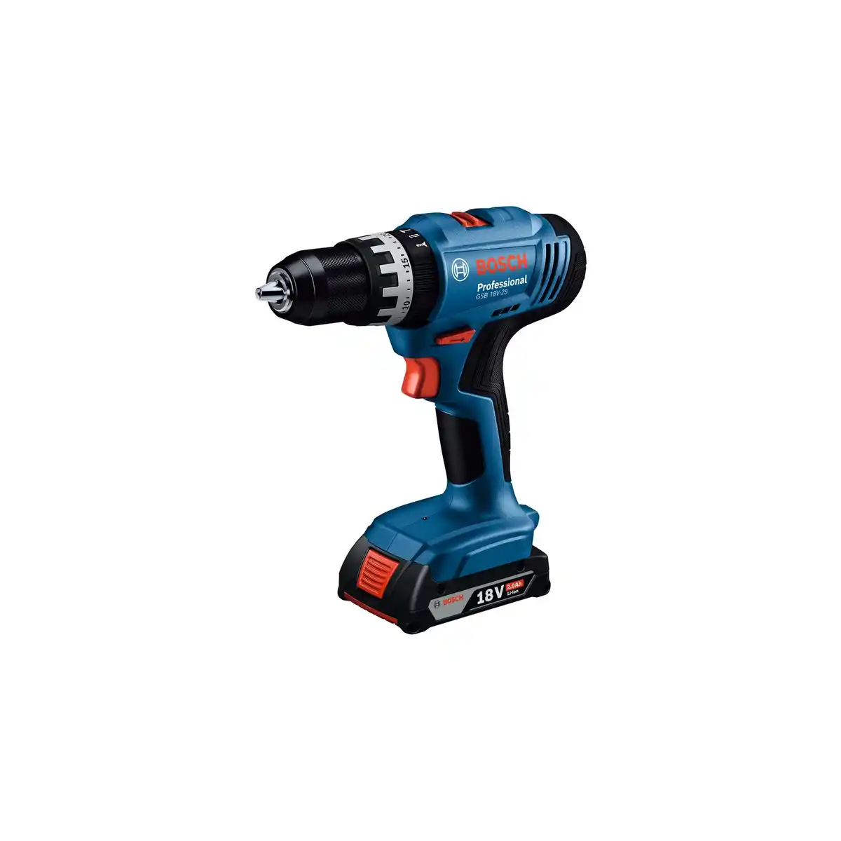 Bild 3 von BOSCH Akku-Bohrschrauber-Set »GSB 18V-25 Professional«, 18 V, inkl. 2 x 2.0 Ah Akkus, Ladegerät und L-Boxx