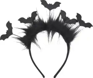 IDEENWELT Deko-Haarreif Fledermaus