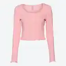 Bild 3 von Damen-Langarmshirt mit Ajourmuster