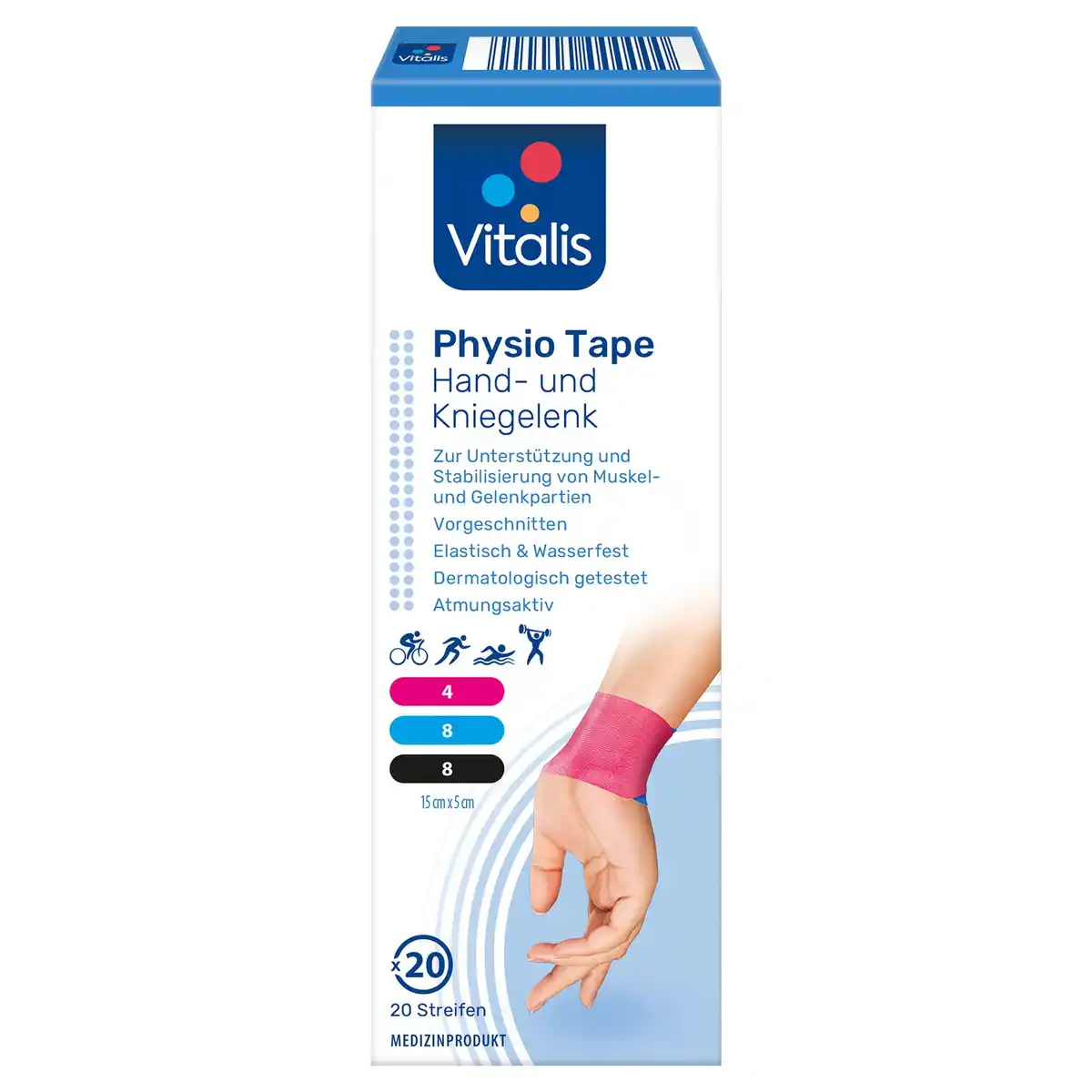 Bild 1 von VITALIS Physio-Tape vorgeschnitten