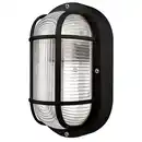 Bild 1 von CASAYA LED-Außenleuchte »Korbi«, E27, BxHxT: 20,5 x 9,5 x 12 cm, oval, schwarz
