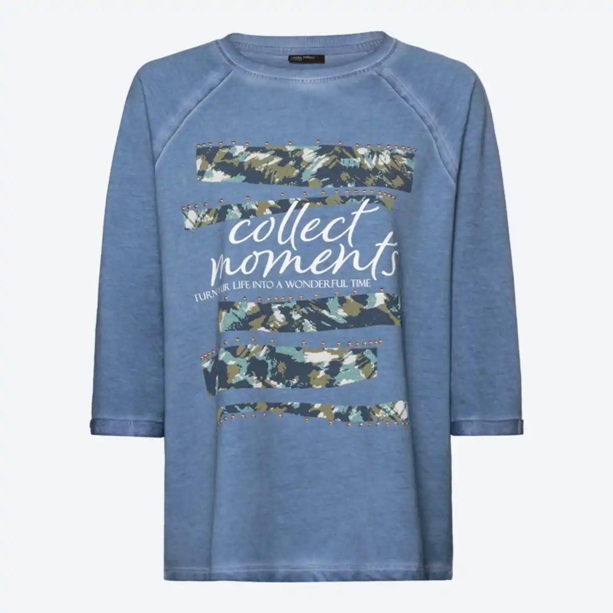 Bild 4 von Damen-Langarmshirt mit Oilwash-Veredelung