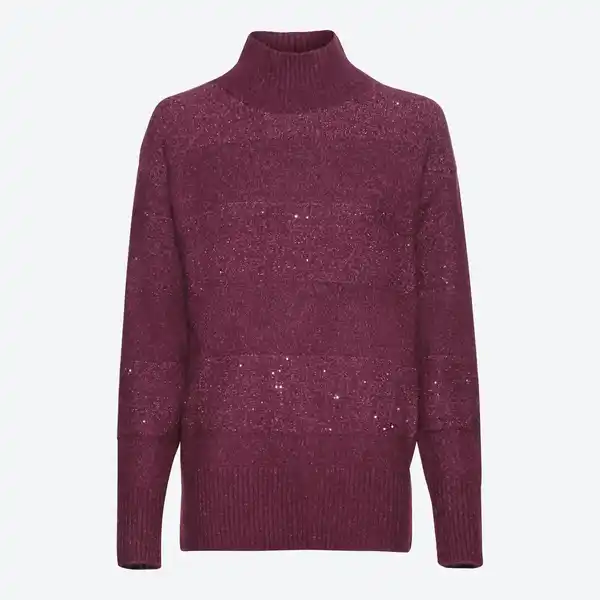 Bild 1 von Damen-Pullover mit Glitzerfäden