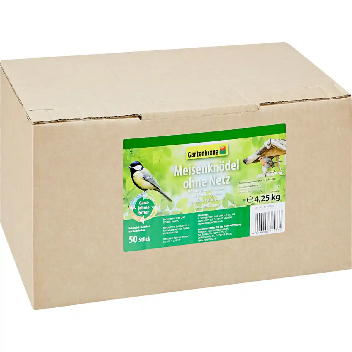Bild 1 von Gartenkrone Meisenknödel »Meisenknödel ohne Netz«, 50 Stück à 4250 g