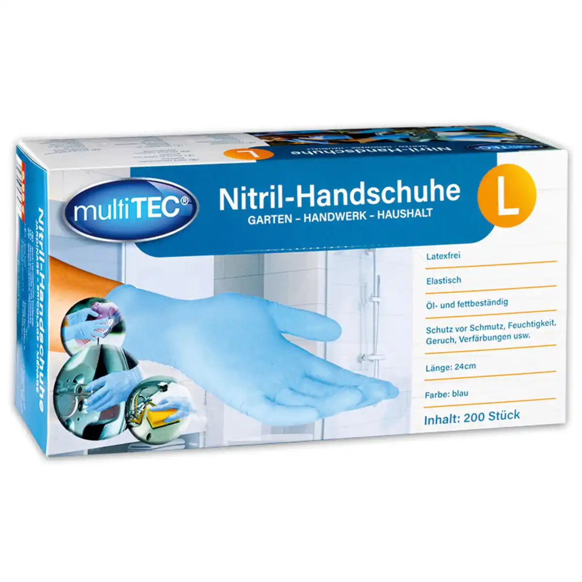 Bild 1 von Multitec Nitril-Einweghandschuhe 200er