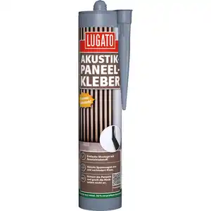 LUGATO Montagekleber »Akustik-Paneel-Kleber«, Kartusche, 310 g, schwarz