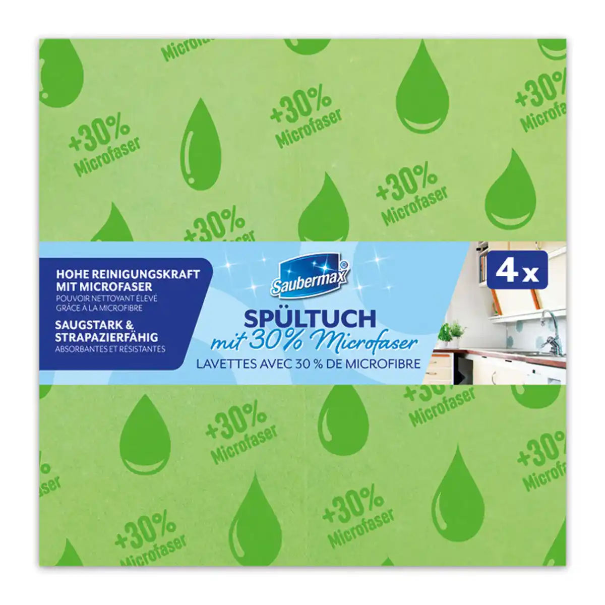 Bild 2 von Saubermax Boden-/ Spül-/ Universaltuch XXL