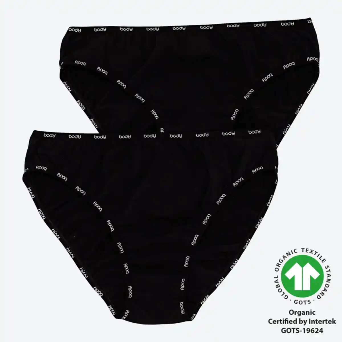 Bild 2 von Damen-Minislip mit Schriftzug, 2er-Pack