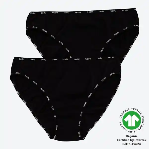 Bild 2 von Damen-Minislip mit Schriftzug, 2er-Pack