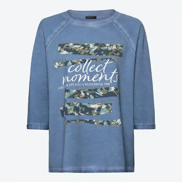 Bild 3 von Damen-Langarmshirt mit Oilwash-Veredelung