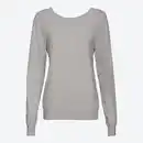 Bild 4 von Damen-Pullover mit V-Ausschnitt am Rücken
