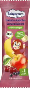 Babydream Bio Früchteriegel (4x25g) Banane-Kirsche-Johannisbeere, 4 Stück, 100 g