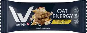 WellMix Energieriegel Oat Energy Banana & Nuts, 60 g