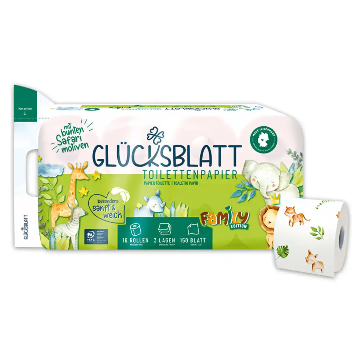 Bild 1 von Glücksblatt Toilettenpapier