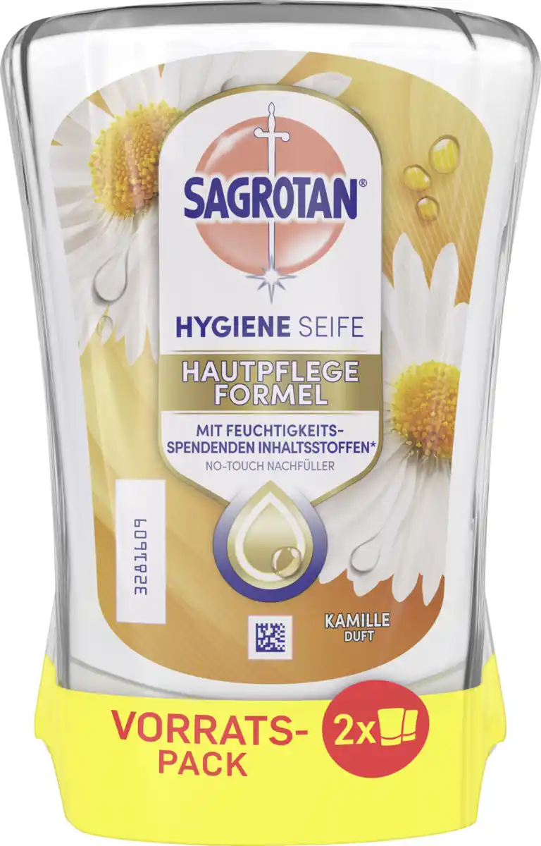Bild 1 von Sagrotan No-Touch Nachfüller Duo Flüssige Handseife Lotusblüte & Kamillenöl, 500 ml