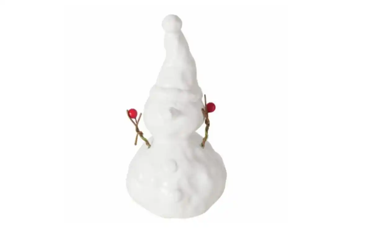 Bild 1 von Dekofigur Schneemann, weiß, 20 cm