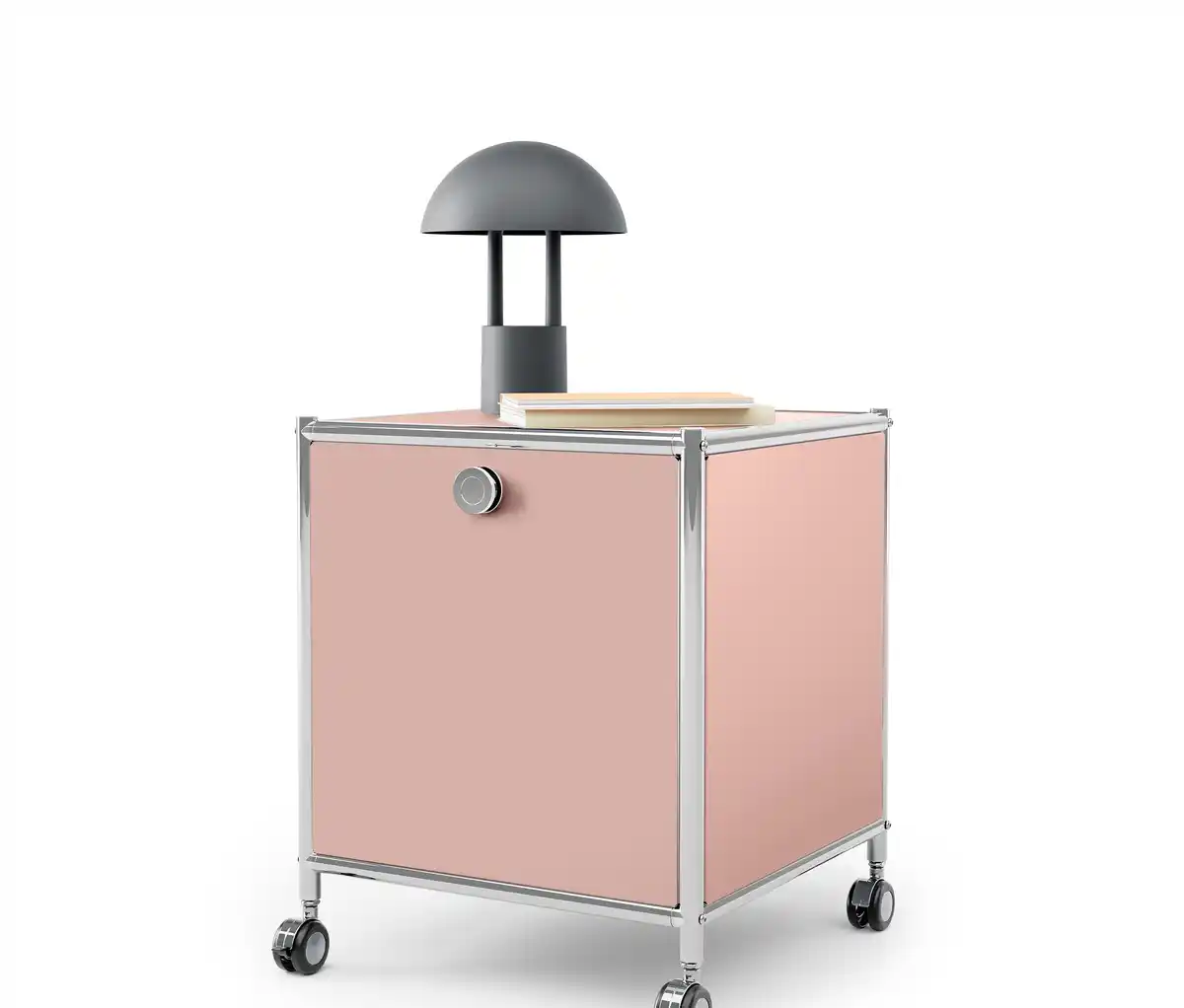 Bild 1 von Beistelltisch Metall »CN3« mit 1 Klappfach, altrosa