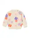 Bild 1 von Babypullover mit Blumen ecru