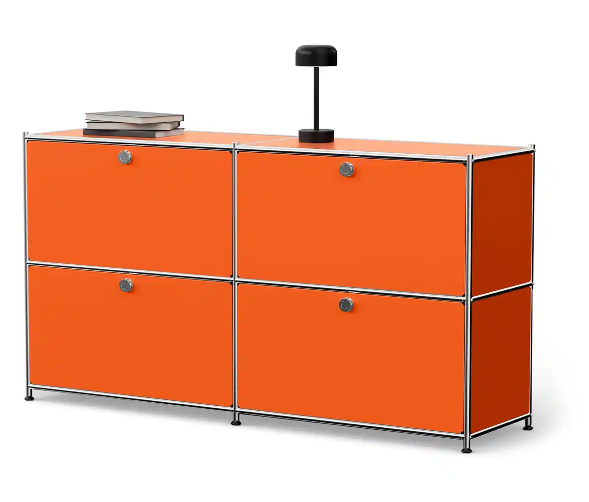 Bild 1 von Sideboard Metall »CN3« mit 4 Klappenfächern, orange