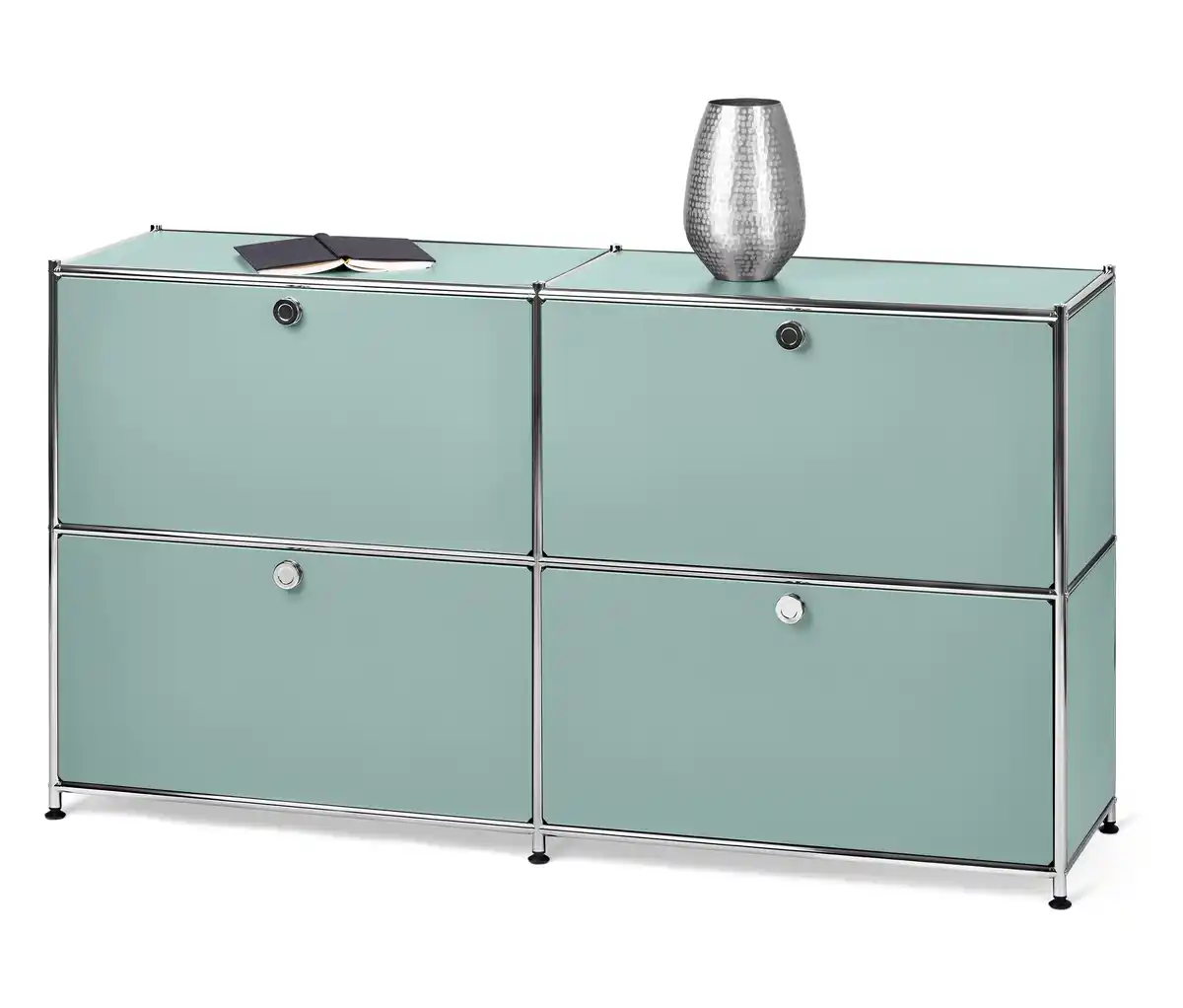 Bild 1 von Sideboard Metall »CN3« mit 4 Klappenfächern, salbei