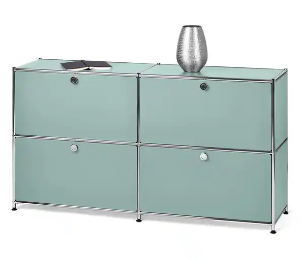 Bild 1 von Sideboard Metall »CN3« mit 4 Klappenfächern, salbei