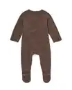 Bild 2 von Newborn-Strampler aus Merinowolle dunkelbraun