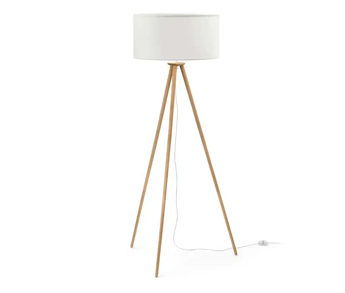 Bild 1 von Dreibein-Stehleuchte aus Holz